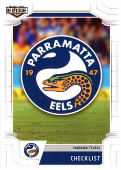 2020 NRL Elite #082 Parramatta Eels Checklist Front